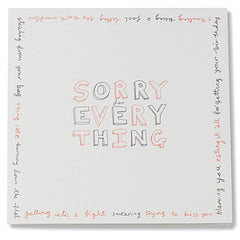 sorry for everything card